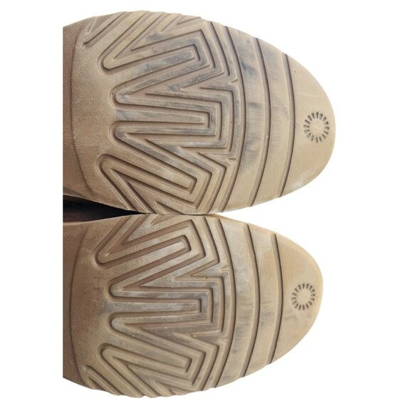 UGG MCKAY CHESTNUT Women's Size 8 SUEDE SHEARLING ANKLE BOOTS - Picture 10 of 12